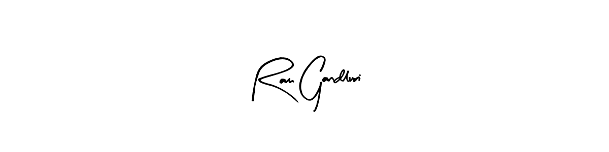 Once you've used our free online signature maker to create your best signature Arty Signature style, it's time to enjoy all of the benefits that Ram Gandluri name signing documents. Ram Gandluri signature style 8 images and pictures png