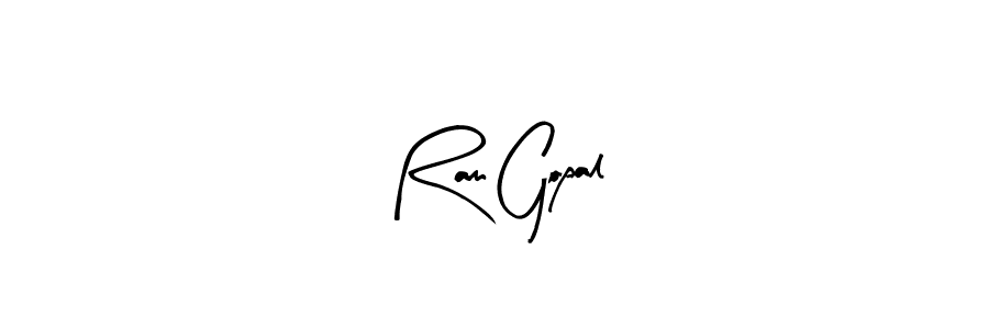 Design your own signature with our free online signature maker. With this signature software, you can create a handwritten (Arty Signature) signature for name Ram Gopal. Ram Gopal signature style 8 images and pictures png