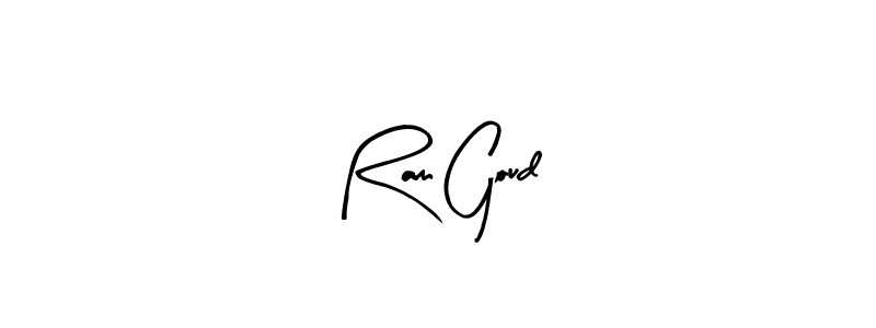 How to make Ram Goud name signature. Use Arty Signature style for creating short signs online. This is the latest handwritten sign. Ram Goud signature style 8 images and pictures png