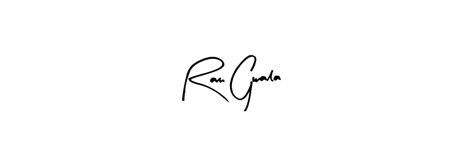 Make a beautiful signature design for name Ram Gwala. With this signature (Arty Signature) style, you can create a handwritten signature for free. Ram Gwala signature style 8 images and pictures png