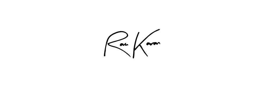 How to make Ram Karan name signature. Use Arty Signature style for creating short signs online. This is the latest handwritten sign. Ram Karan signature style 8 images and pictures png