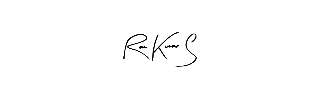 Design your own signature with our free online signature maker. With this signature software, you can create a handwritten (Arty Signature) signature for name Ram Kumar S. Ram Kumar S signature style 8 images and pictures png