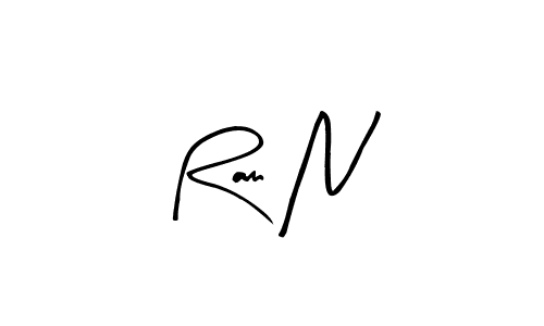 How to Draw Ram N signature style? Arty Signature is a latest design signature styles for name Ram N. Ram N signature style 8 images and pictures png