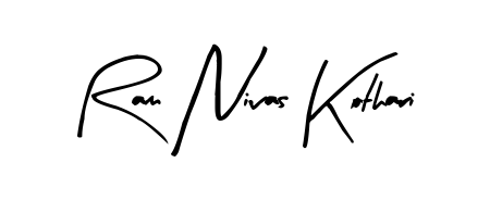 You can use this online signature creator to create a handwritten signature for the name Ram Nivas Kothari. This is the best online autograph maker. Ram Nivas Kothari signature style 8 images and pictures png
