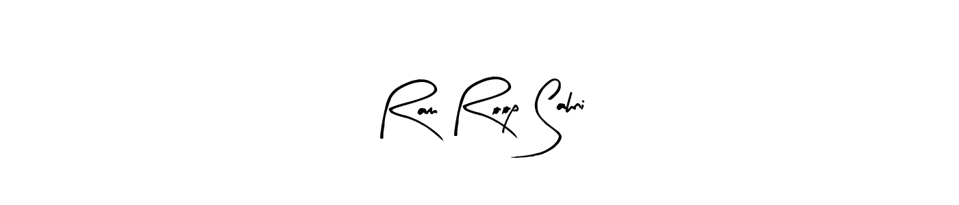 How to Draw Ram Roop Sahni signature style? Arty Signature is a latest design signature styles for name Ram Roop Sahni. Ram Roop Sahni signature style 8 images and pictures png