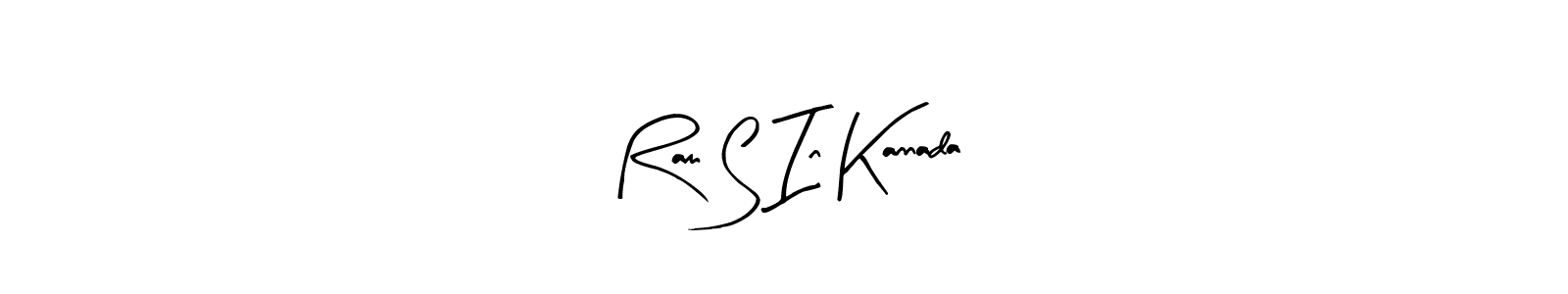 You can use this online signature creator to create a handwritten signature for the name Ram S In Kannada. This is the best online autograph maker. Ram S In Kannada signature style 8 images and pictures png