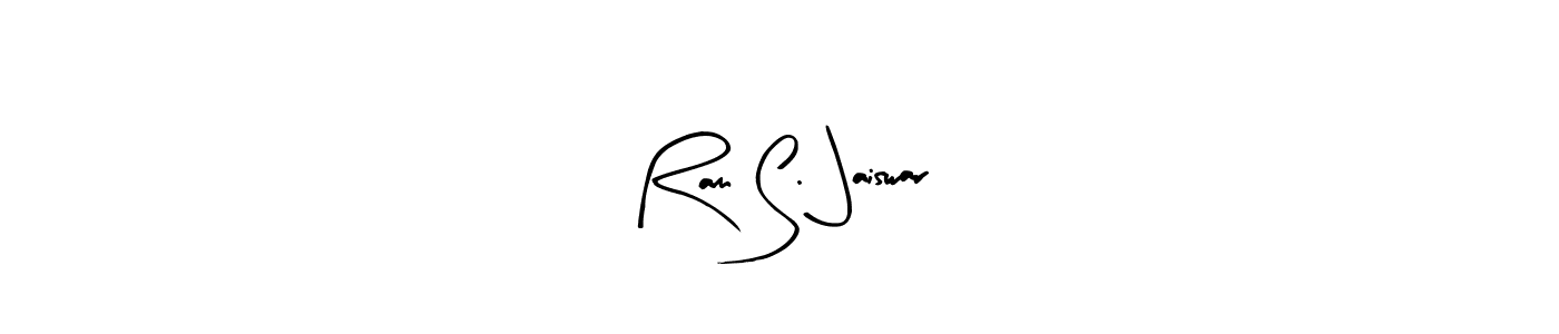 Also You can easily find your signature by using the search form. We will create Ram S. Jaiswar name handwritten signature images for you free of cost using Arty Signature sign style. Ram S. Jaiswar signature style 8 images and pictures png