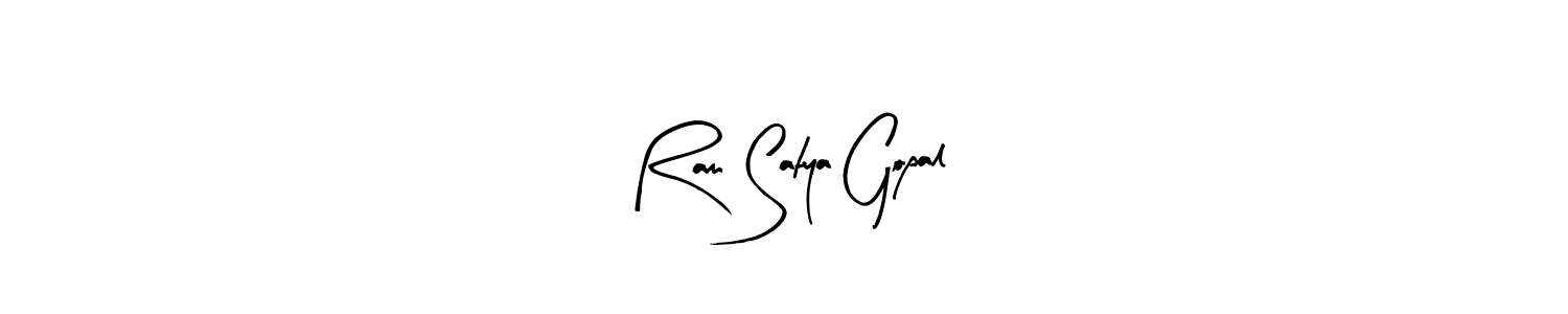 How to make Ram Satya Gopal name signature. Use Arty Signature style for creating short signs online. This is the latest handwritten sign. Ram Satya Gopal signature style 8 images and pictures png