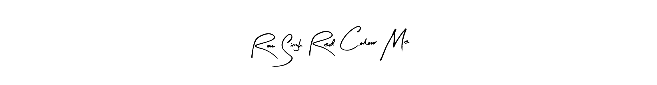 Use a signature maker to create a handwritten signature online. With this signature software, you can design (Arty Signature) your own signature for name Ram Singh Red Colour Me. Ram Singh Red Colour Me signature style 8 images and pictures png
