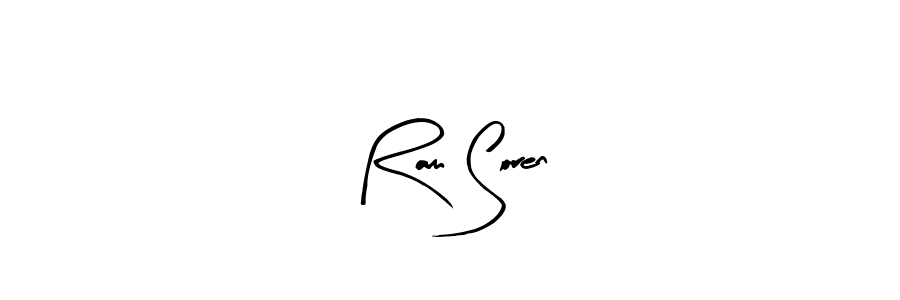 The best way (Arty Signature) to make a short signature is to pick only two or three words in your name. The name Ram Soren include a total of six letters. For converting this name. Ram Soren signature style 8 images and pictures png