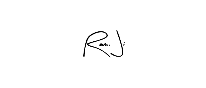 Also we have Ram. Ji name is the best signature style. Create professional handwritten signature collection using Arty Signature autograph style. Ram. Ji signature style 8 images and pictures png