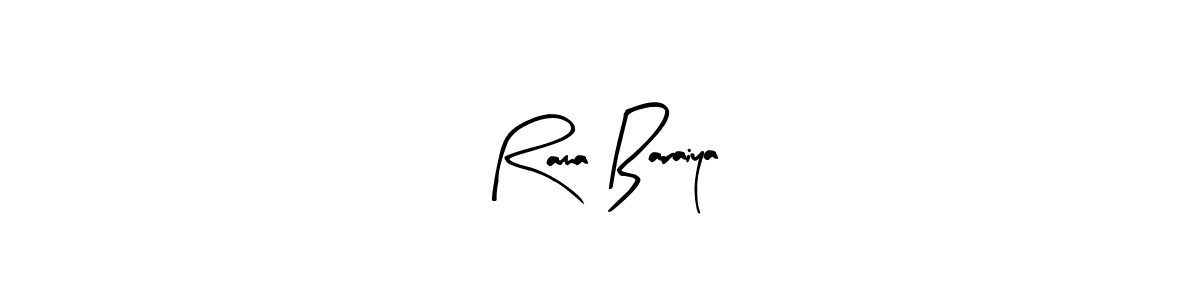How to Draw Rama Baraiya signature style? Arty Signature is a latest design signature styles for name Rama Baraiya. Rama Baraiya signature style 8 images and pictures png