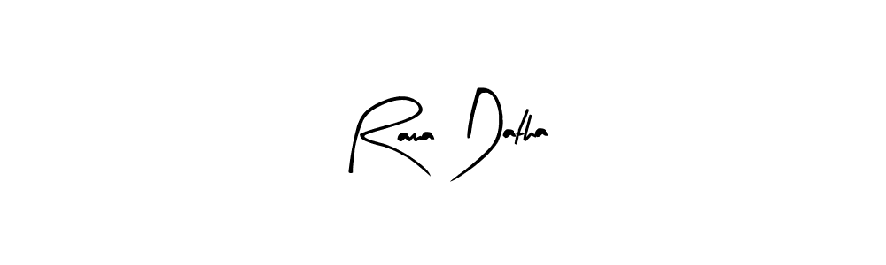 The best way (Arty Signature) to make a short signature is to pick only two or three words in your name. The name Rama Datha include a total of six letters. For converting this name. Rama Datha signature style 8 images and pictures png