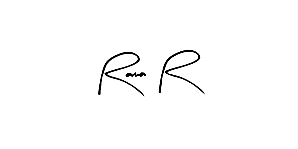 Best and Professional Signature Style for Rama R. Arty Signature Best Signature Style Collection. Rama R signature style 8 images and pictures png