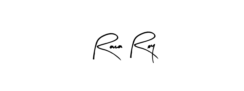 Similarly Arty Signature is the best handwritten signature design. Signature creator online .You can use it as an online autograph creator for name Rama Roy. Rama Roy signature style 8 images and pictures png