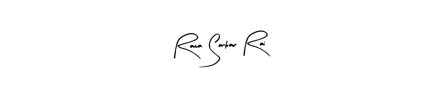 Make a beautiful signature design for name Rama Sankar Rai. With this signature (Arty Signature) style, you can create a handwritten signature for free. Rama Sankar Rai signature style 8 images and pictures png