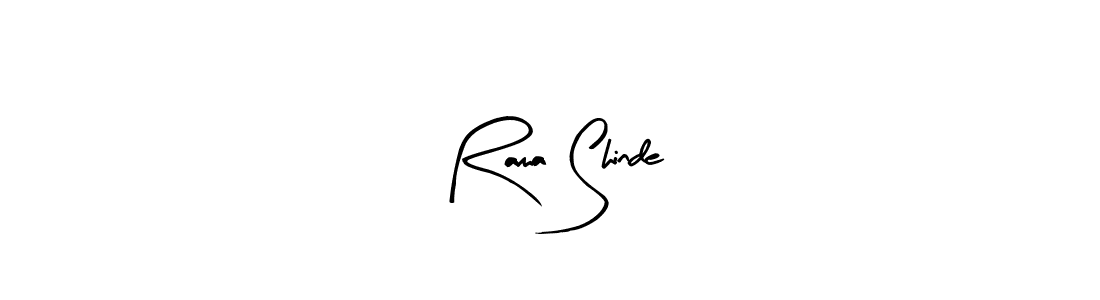 Similarly Arty Signature is the best handwritten signature design. Signature creator online .You can use it as an online autograph creator for name Rama Shinde. Rama Shinde signature style 8 images and pictures png