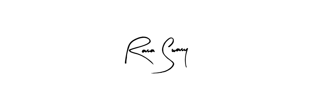 Use a signature maker to create a handwritten signature online. With this signature software, you can design (Arty Signature) your own signature for name Rama Swamy. Rama Swamy signature style 8 images and pictures png