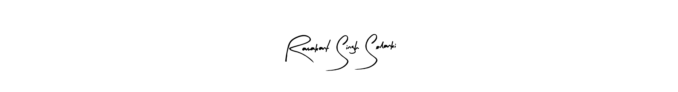 You should practise on your own different ways (Arty Signature) to write your name (Ramakant Singh Solanki) in signature. don't let someone else do it for you. Ramakant Singh Solanki signature style 8 images and pictures png