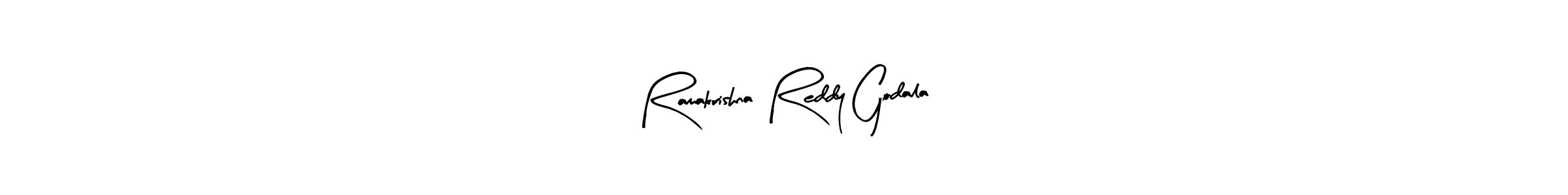 Also we have Ramakrishna Reddy Godala name is the best signature style. Create professional handwritten signature collection using Arty Signature autograph style. Ramakrishna Reddy Godala signature style 8 images and pictures png