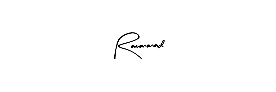 Create a beautiful signature design for name Ramananad. With this signature (Arty Signature) fonts, you can make a handwritten signature for free. Ramananad signature style 8 images and pictures png