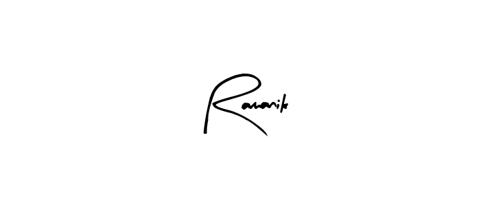 Once you've used our free online signature maker to create your best signature Arty Signature style, it's time to enjoy all of the benefits that Ramanik name signing documents. Ramanik signature style 8 images and pictures png