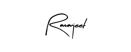 The Arty Signature signature style provides a bold statement for name Ramanjeet. Designed for business owners, executives, and leaders. Ramanjeet signature style 8 images and pictures png