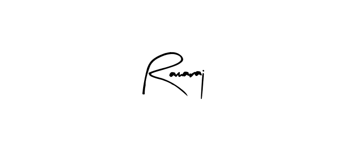 Design your own signature with our free online signature maker. With this signature software, you can create a handwritten (Arty Signature) signature for name Ramaraj. Ramaraj signature style 8 images and pictures png