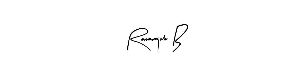 How to make Ramarajulu B signature? Arty Signature is a professional autograph style. Create handwritten signature for Ramarajulu B name. Ramarajulu B signature style 8 images and pictures png