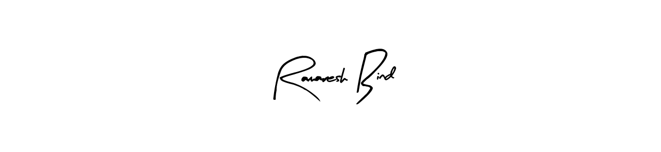 Make a beautiful signature design for name Ramaresh Bind. With this signature (Arty Signature) style, you can create a handwritten signature for free. Ramaresh Bind signature style 8 images and pictures png