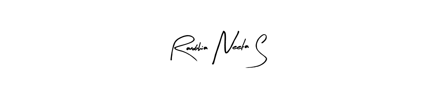 Check out images of Autograph of Rambhia Neeta S name. Actor Rambhia Neeta S Signature Style. Arty Signature is a professional sign style online. Rambhia Neeta S signature style 8 images and pictures png