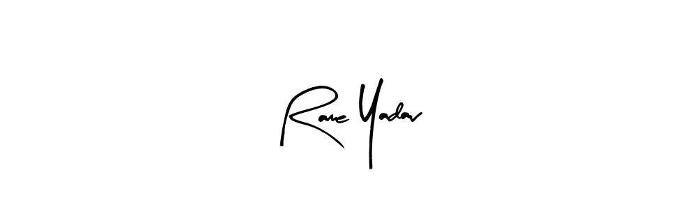 It looks lik you need a new signature style for name Rame Yadav. Design unique handwritten (Arty Signature) signature with our free signature maker in just a few clicks. Rame Yadav signature style 8 images and pictures png