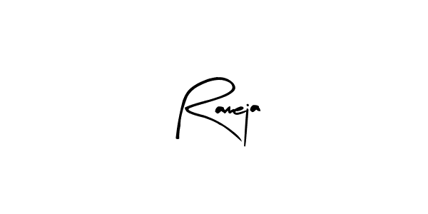 Design your own signature with our free online signature maker. With this signature software, you can create a handwritten (Arty Signature) signature for name Rameja. Rameja signature style 8 images and pictures png