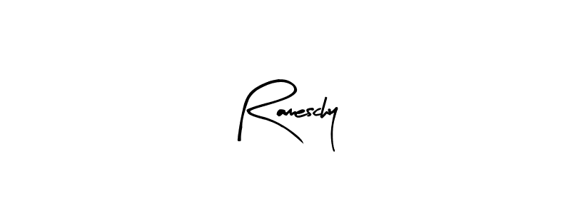 Make a beautiful signature design for name Rameschy. With this signature (Arty Signature) style, you can create a handwritten signature for free. Rameschy signature style 8 images and pictures png