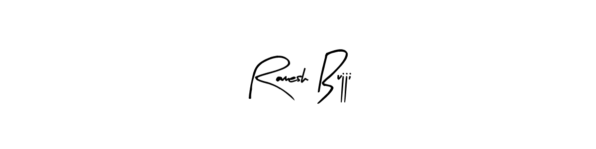 Design your own signature with our free online signature maker. With this signature software, you can create a handwritten (Arty Signature) signature for name Ramesh Bujji. Ramesh Bujji signature style 8 images and pictures png