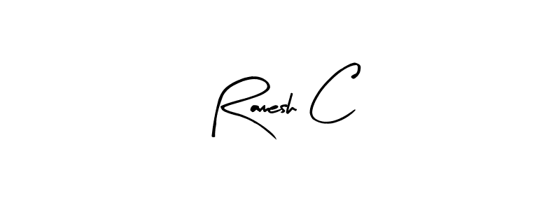 Also You can easily find your signature by using the search form. We will create Ramesh C name handwritten signature images for you free of cost using Arty Signature sign style. Ramesh C signature style 8 images and pictures png