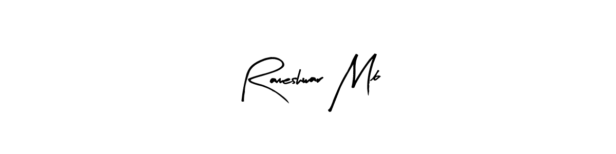 How to Draw Rameshwar Mb signature style? Arty Signature is a latest design signature styles for name Rameshwar Mb. Rameshwar Mb signature style 8 images and pictures png