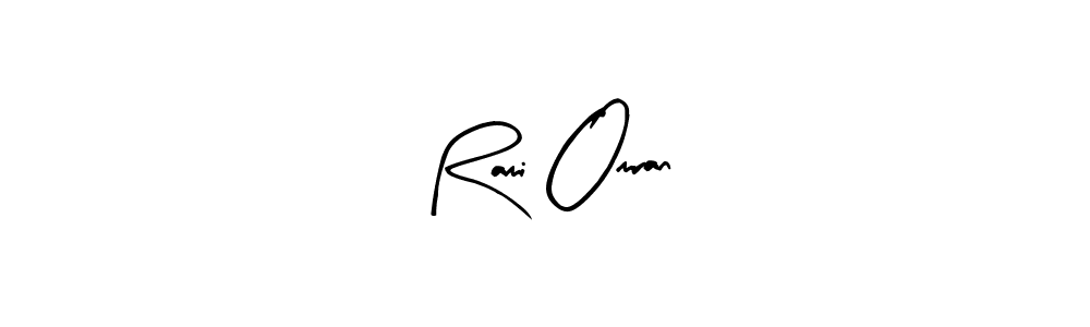 How to make Rami Omran name signature. Use Arty Signature style for creating short signs online. This is the latest handwritten sign. Rami Omran signature style 8 images and pictures png