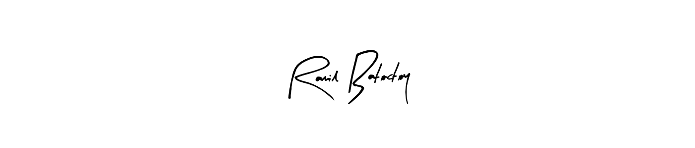 Use a signature maker to create a handwritten signature online. With this signature software, you can design (Arty Signature) your own signature for name Ramil Batoctoy. Ramil Batoctoy signature style 8 images and pictures png