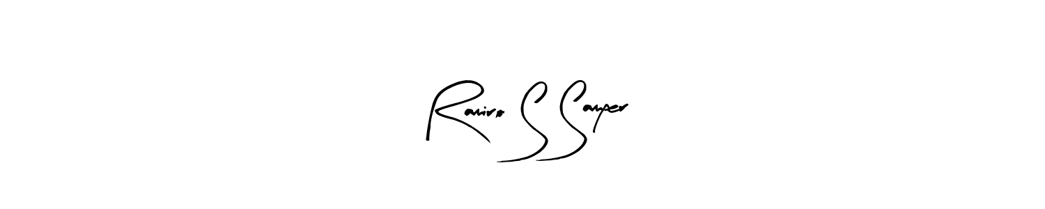 Make a beautiful signature design for name Ramiro S Samper. Use this online signature maker to create a handwritten signature for free. Ramiro S Samper signature style 8 images and pictures png