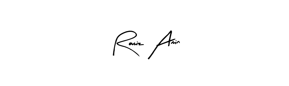 Make a beautiful signature design for name Ramiz Amin. With this signature (Arty Signature) style, you can create a handwritten signature for free. Ramiz Amin signature style 8 images and pictures png