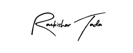 A timeless handwritten aesthetic for Ramkishor Tada. The Arty Signature font gives your signature a handcrafted feel with natural curves. Ramkishor Tada signature style 8 images and pictures png