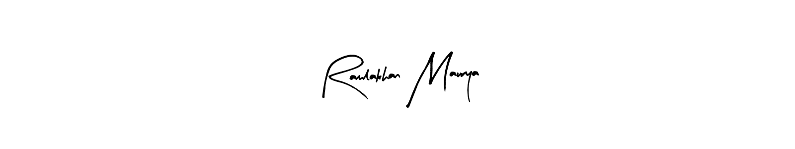 if you are searching for the best signature style for your name Ramlakhan Maurya. so please give up your signature search. here we have designed multiple signature styles  using Arty Signature. Ramlakhan Maurya signature style 8 images and pictures png