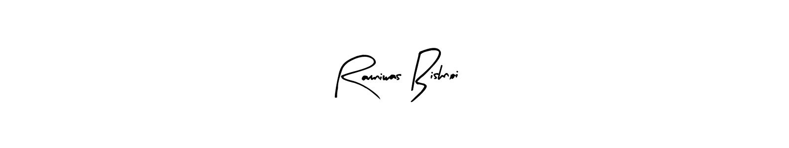 Ramniwas Bishnoi stylish signature style. Best Handwritten Sign (Arty Signature) for my name. Handwritten Signature Collection Ideas for my name Ramniwas Bishnoi. Ramniwas Bishnoi signature style 8 images and pictures png