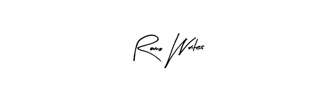 How to make Ramo Writes signature? Arty Signature is a professional autograph style. Create handwritten signature for Ramo Writes name. Ramo Writes signature style 8 images and pictures png