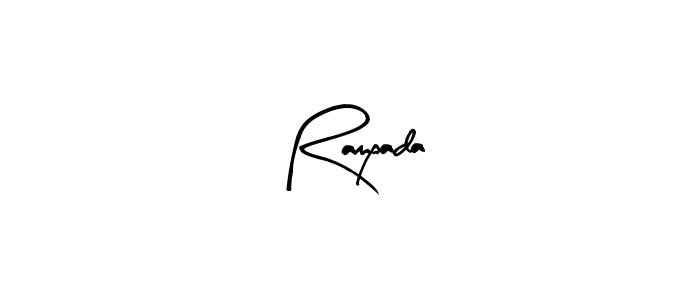 Design your own signature with our free online signature maker. With this signature software, you can create a handwritten (Arty Signature) signature for name Rampada. Rampada signature style 8 images and pictures png