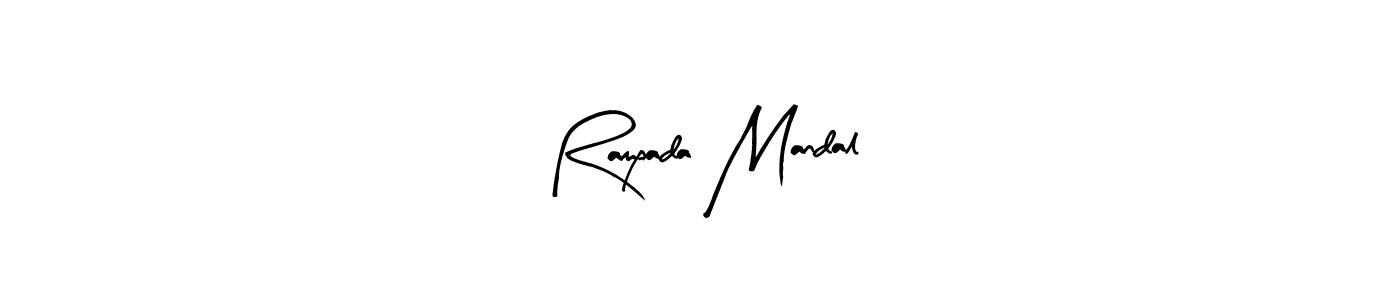 How to make Rampada Mandal signature? Arty Signature is a professional autograph style. Create handwritten signature for Rampada Mandal name. Rampada Mandal signature style 8 images and pictures png