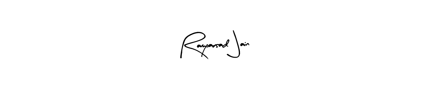 Also we have Ramparsad Jain name is the best signature style. Create professional handwritten signature collection using Arty Signature autograph style. Ramparsad Jain signature style 8 images and pictures png