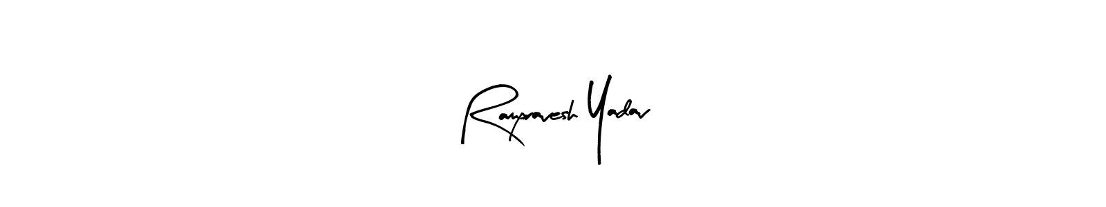 Design your own signature with our free online signature maker. With this signature software, you can create a handwritten (Arty Signature) signature for name Rampravesh Yadav. Rampravesh Yadav signature style 8 images and pictures png