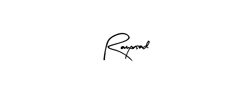 Also You can easily find your signature by using the search form. We will create Ramprsad name handwritten signature images for you free of cost using Arty Signature sign style. Ramprsad signature style 8 images and pictures png
